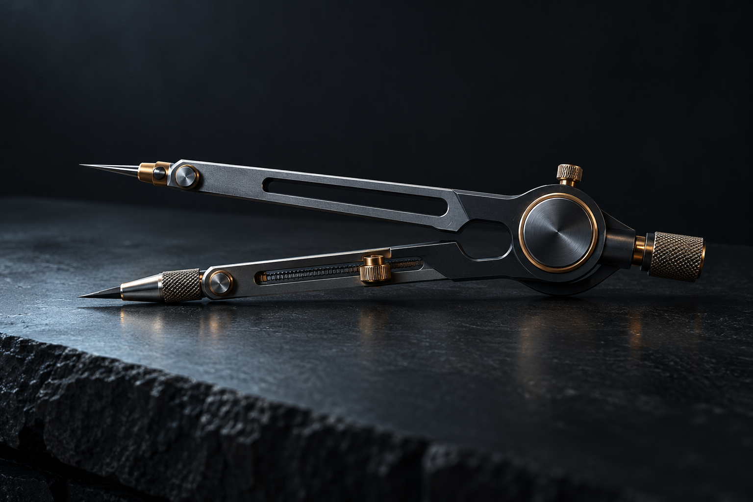 A precise metal drawing tool arranged as a simple, purposeful instrument